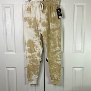 NAVY YARD JOGGER PANTS TIE DYE KHAKI NBKB-2060 SIZE M